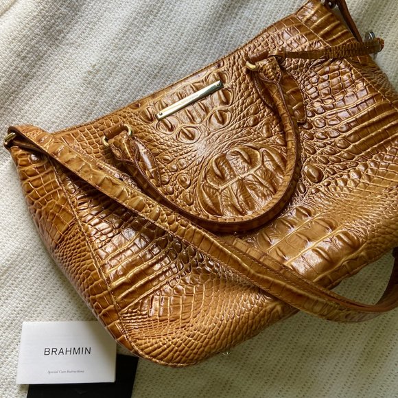 Brahmin faux crocodile bag - Picture 1 of 4